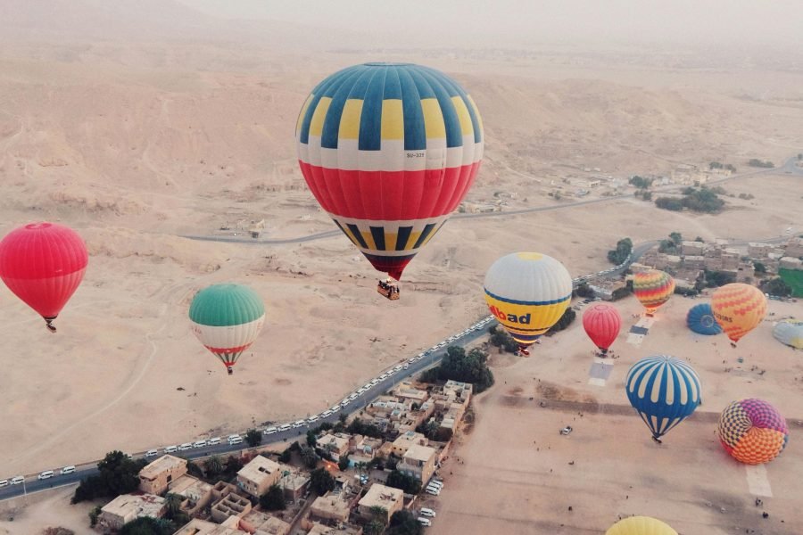 Hot air balloon ride